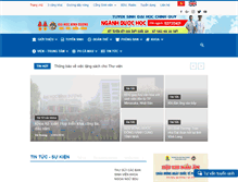 Tablet Screenshot of bdu.edu.vn